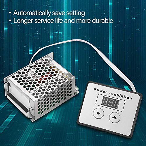 4000W SCR digitale spanningsregeling, spanningsregeling 220VAC, digitale spanningsregeling, snelheidscontrole Dimmerthermostaat 4