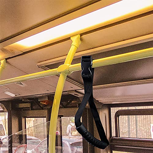 2 stuks Automotive Standing Assist Veiligheidshandvat, verstelbare auto voertuig ondersteuning Handhaak Autohulpmiddel Nylon Autohulpmiddel voor ouderen, gehandicapten, zwanger 4