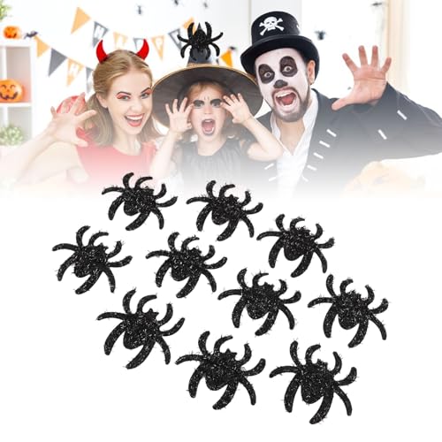 30 Stuks Levensechte, Schattige Niet-geweven Spinpatches voor Doe-het-zelf Handwerk, Kamerdecoratie, Scrapbooking met Optrijkbaar voor Festivalkostuumaccessoires Hoofdband