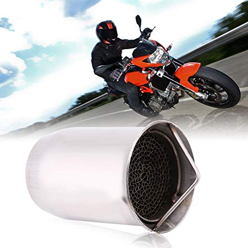 51mm Roestvrij staal Universele Motorfiets Uitlaatstiller Invoegen DB Killer Noise Eliminator (4)-Universal Silencer 5
