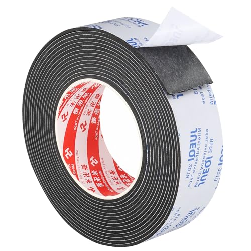 5 m schuim afdichting tape, 40 mm breed, 2 mm dik, een kant voor meubels, deuren, eenzijdig voor raambuis isolatie, zwart
