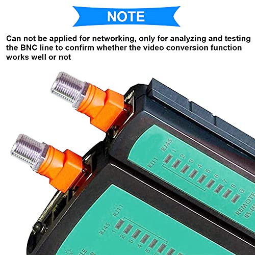 4pcs RF naar RJ45 Plug Converter RF Bus naar RJ45 Plug Coaxiale Plug Adapter voor kabeltracker met 4 RJ45 Koppelaars 5