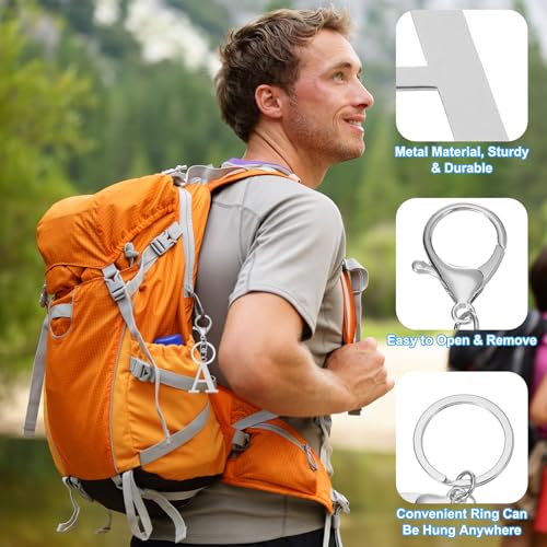 Sleutelhanger met Initial Letter, Letter A to Z, Leuke metalen sleutelhanger voor handtas 3