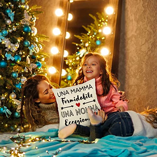 UNA MAMMA Formidabile UNA NONNA Eccezionale Pillowcase 4