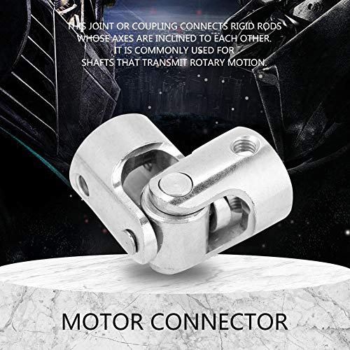 Universal Joint Socket, Shaft Coupling Motor Connector DIY Steering Universal Connection 10 * 10mm 4
