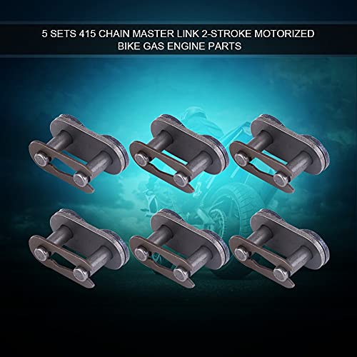 Fiets ketting Master Link 5 Sets 415 Kettingmaster Link Roller ketting connector Link 2-Stroke gemotoriseerde fiets gas motor onderdelen