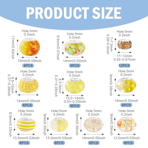 64 st. Hars Europese kralen Clay Rhinestone Grote Gat kralen gele Rondelle Grote Spacer Kralen Platinum Core Bulk voor DIY armband ketting sieraden maken 4