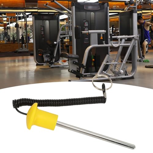 8mm Diameter Magnetische weegplate Laden Pin, kracht training accessoire vervangende pin met touw, voor ijzer gewicht Stack, ijzer en Plastic, gemakkelijk invoegen en verwijderen 5