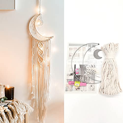 Macrame Dream Catcher set Macrame Garens van katoen Garen Macrame koord voor ambachten Macrame Accessoires voor DIY Crafts Decoratie Tapestry Wall Cladding Plant Hanger