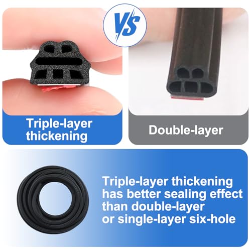 5 m Universal Deur Seal, Rubber Seal, Self-Adhesive, Droge Gaten, Waterdicht, Autobescherming voor Auto, Auto, Motorfiets, Boot 4