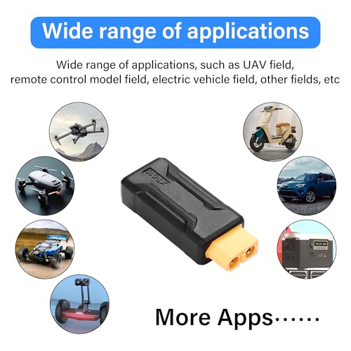2st XT60 Plug naar Plug Adapter XT60 Draadloze Adapter voor RC FPV Speelgoed Autovliegtuig Drone Batterij (F tot F) 4