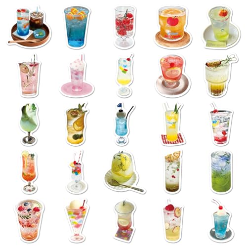 Drinkstickers voor tieners en volwassenen, 50 stuks, Vinyl Sticker Set, Auto, Motorfiets, Fiets, Skateboard, Snowboard, Bagage, Laptop, Koffer, Helm, Motorfiets, Computer