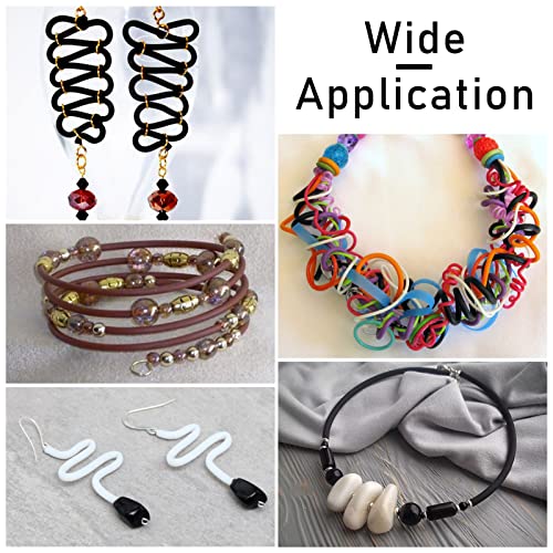 30m Holle Pijp PVC Tubular Rubber koord 2mm Wit Bruin Zwarte Tube Rubber String Stitch Houders voor het breien van haken Ambacht sieraden maken 5
