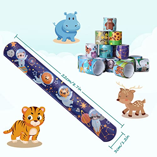 Klik op armbanden voor kinderen, kleurrijke dier / ruimte / Dinasaurus / eenhoorn / zeemeermin, vouwen armbanden, kinderen verjaardag geschenken gunsten gunsten perfect voor kinderen jongens meisjes 1, Siliconen polyvinylchloride