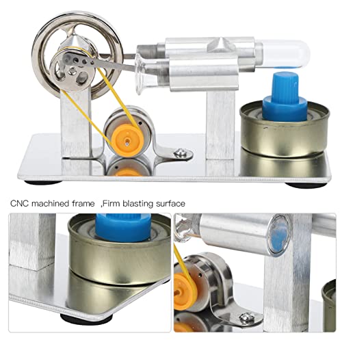 Mini Stoommotor Model, Stainless Steel Stirling Motor Model, DIY Craft Fysiek Experimenteel Lesmateriaal voor thuisschoolkinderen