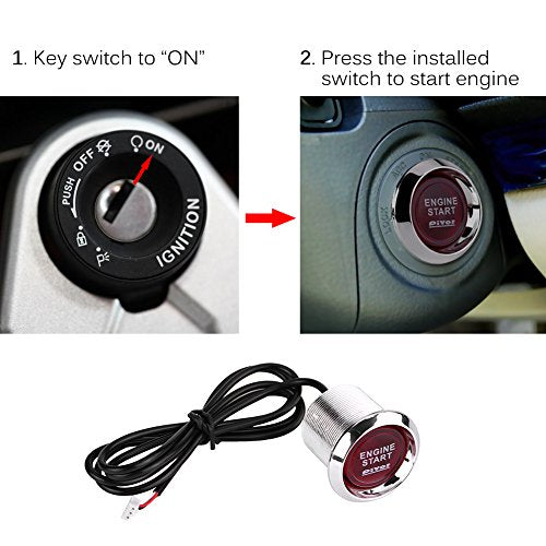 universeel 12 V auto motor start standaard rood 5