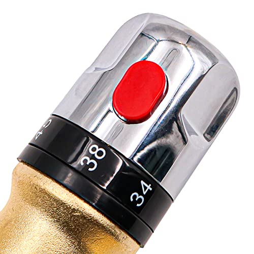 Zee Warmwater Tank Thermostatische Douche Cartridge Mixer Tap Messing Pijp Thermostaat Faucet Water Temperatuurregeling Mixer Tap