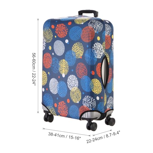 Bagagehoesjes, geschikt voor 52-24 inch Wasbare Elastische Suitcase Cover Beschermers, Scratch-Resistant Travel Bagagehoes voor Koffer, Vakantiereis, Multicolor