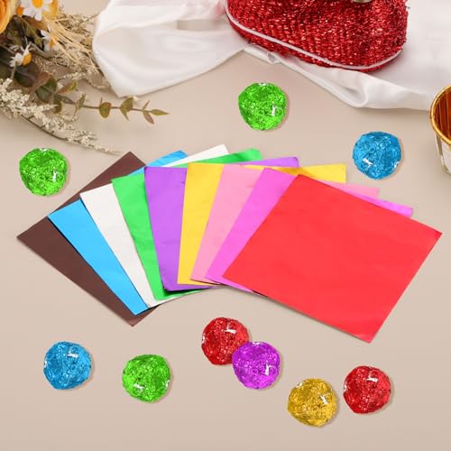 3.15 Inch Foil Candy Wrappers, 100Stuks Chocolate Wraping Paper voor Homemade Caramel DIY Sweets Decoratie Chocolade Cake Verpakking, Groen 4