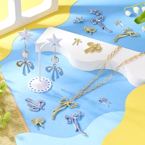 20 stuks holle strik bedels diverse strik hangers legering unieke strik bedels voor doe-het-zelf oorlog ketting opknoping ornamenten sieraden maken