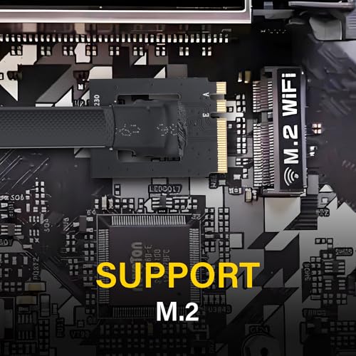 M.2 NGFF-sleutel A+E tot M.2M Key Extender Cable M2 Man naar Vrouwelijke NVME SSD Riser Cable 4