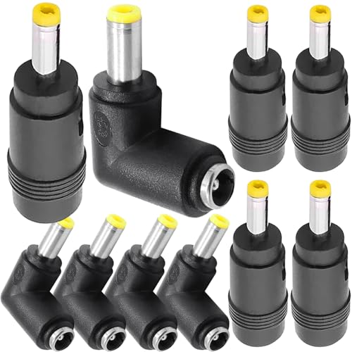 5.5 x 2.1mm Jack to 4 x 1.7mm Plug en DC Plug 4 x 1.7mm Socket 90 graden rechts Hoek DC Plug (10 Pack)