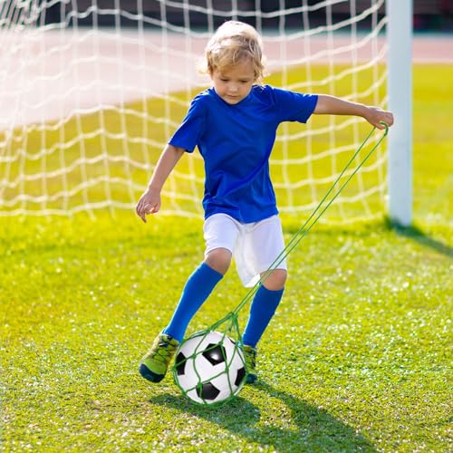 Solo Voetbal Training Ball Net Voetbal Kick Practice Bungee jongleren Net Voetbal Trainingsuitrusting voor jongeren 5