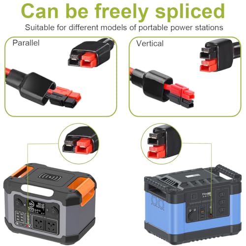 105 stuks 15/30/45 Ampère Stroomconnectoren set, modulaire snelkoppelingen connector met PVC-afwerking, voor communicatiediensten voor elektrische voeding 4