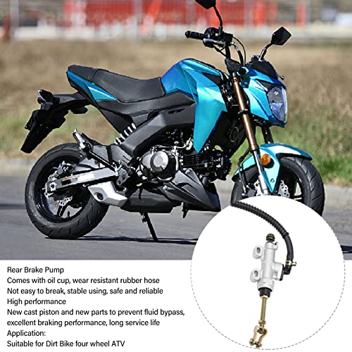 Universele hydraulische Rempomp, Hoofdcilinder voor Motorfiets Achter met Reservoir voor ATV Quad Dirt Bike 4