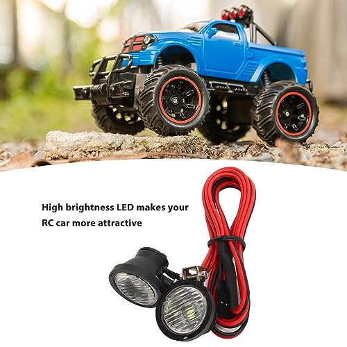 2LED RC Car Universele koplampen RC LED dak koplampen RC Auto Accessoires Verlichting Auto Verlichting Systeem voor 1/10 RC Model Crawler Cars 4