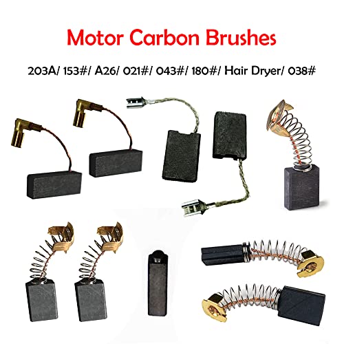 20 st Motor Carbon Penselen, Carbon Brush Vervanging voor elektrische Hoek Grinder, Carbon Brush voor Power Tool 5