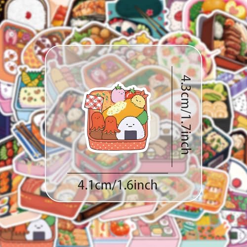 Food Stickers voor tieners Volwassenen 50 stuks Boxing Grinder Vinyl Sticker Set Auto Motorfiets Fiets Skateboard Snowboard Bagage Laptop Koffer Helm Motorfiets Computer 4