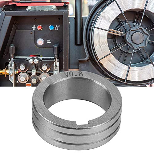 Lasmachine Wire Feeder Roller 30mm Steel Wire Feeder Roller 0,8/1,0/1,2 Wire Feeder Guide Wheel for Binzel (0.8mm) 4