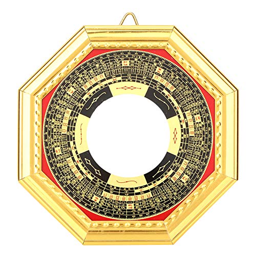 Chinese Gossip Concave Spiegel Feng Shui Houten Spiegel Traditionele Favoriete Gossip Spiegel Feng Shui Convex(Concave)