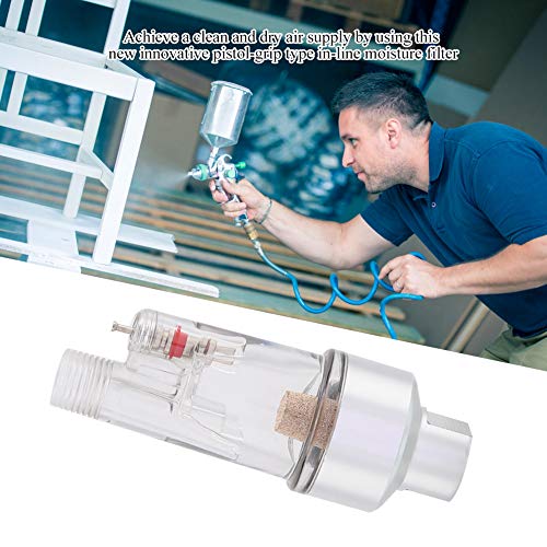 Premium Airbrush, Mini Air Filter en Water Scheidingsteken, Compressed Air Filter 4