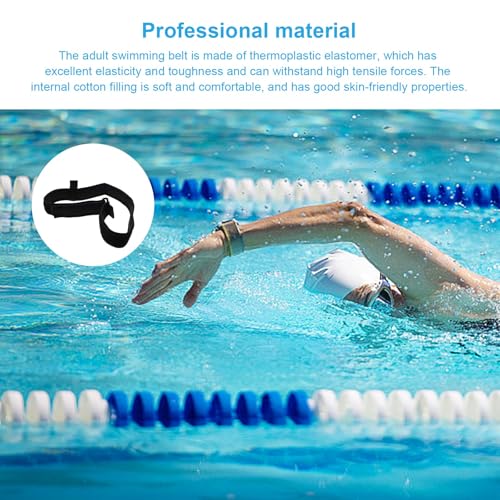 Trekkoord voor zwemmen, 4 m verstelbare zwemtouw voor zwembad en volwassenen, met opslag Net Bag, Zwemgordel, Zwemgordel voor Zwemmen, Krachttraining, Watersport 4