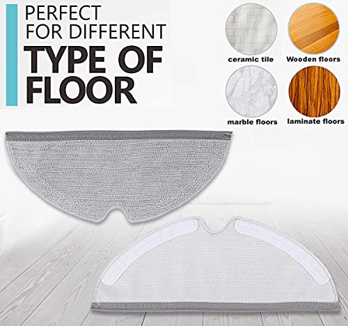 5 reinigingsdoekjes voor Xiaomi Roborock S4 S5 S50 S51 S55 S5 Max S6 MaxV S6 Pure Q7 Max Q7 Max Q7 Max Q8 Max Q8 Max+ Q5 Pro Q5 Pro+, Reserveonderdelensets 4