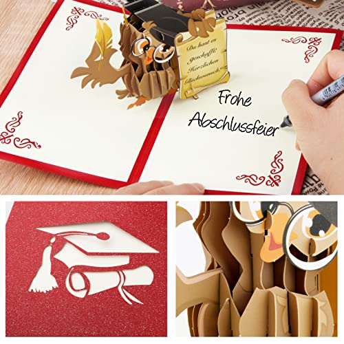 Duitse wenskaart voor afstudeerfeest 3