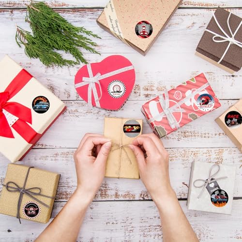 1000st Race Stickers, Zelfklevende Banden Stickers voor Racing Party Decoratie Voertuigen Helmen 5