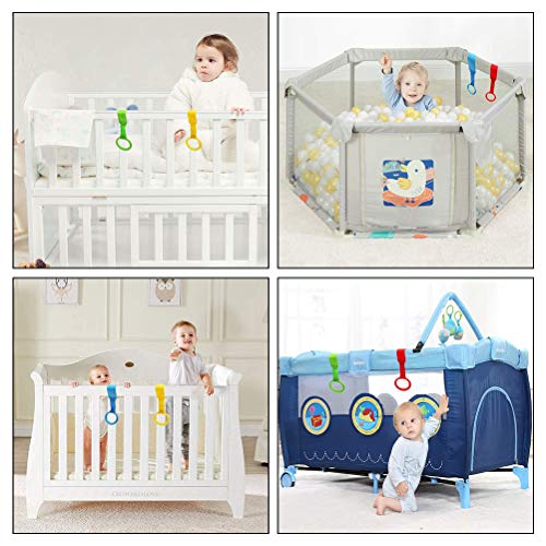 Baby balans trainingsringen gemaakt van ABS kunststof stof hittebestendig draagbaar Baby Stand met trekring voor 0-18 maanden baby's (geassorteerde kleur) 5