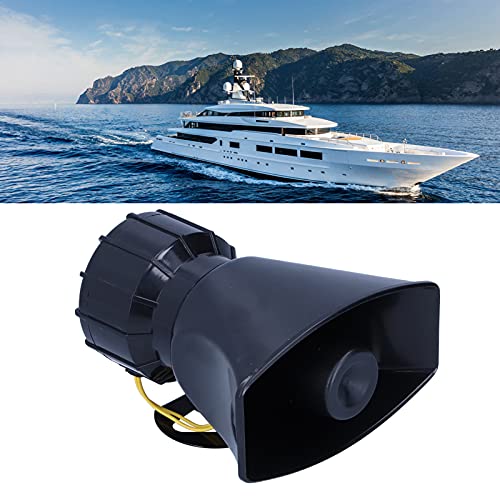 Car Alarm Horn, 12V 100W 125DB Car Horn Megaphone 5-Sound noodwaarschuwing Alarm brand sirene voor automotor 4