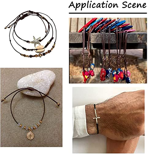 Waxed Cotton Cord voor sieraden 91,4 m x 1 mm, zwart 3