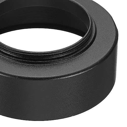 39mm zonneklep, standaard focus, mat oppervlak, anti-reflecterende binnenkap met cameralens reinigingsdoek, zwart 3