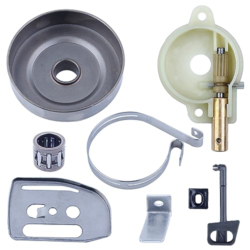 Clutch Drum Oil Pump Remband Steering Plate Choke Rod Kit Voor Husqvarna 142 141 137 136 36 41 Kettingzaag
