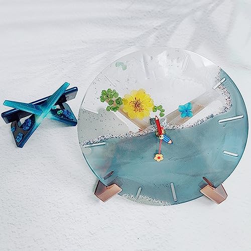 Plate Stand, Siliconen Vorm, Hars Plate Stand, DIY Flexibiliteit Duurzaamheid, Mobiele telefoonhouder, Harsvorm voor Office Restaurant Boekwinkel (S)