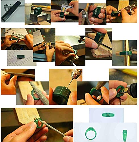 Sieraden Ring Tool Groen Carving Wax Tube, Solid Carving Wax Tube Rond Was Buis met gecentreerde gat, Carving Wax Ring Tube voor het maken van ringen Carving Was Casting Large Flat 3