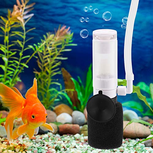 3-in-1 praktische vistankfilter mini aquarium biochemische sponsfilters luchtpomp enkelkops bio sponsschuimfilter 3