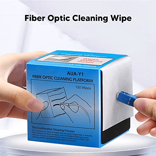 Stofvrij Cleaner Platform 150 Stks Vezel Optische Reiniging Veeg Droog Nat Dual Gebruik Vezel Optische Schoon Rubber Pad voor Instrumenten Kale Vezel