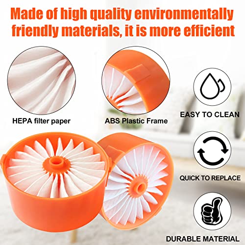 4 pakketfilterelement voor zwart + DECKER BSV2020 BSV2020G BSV2020WAPB Draadloze stofzuiger accessoire