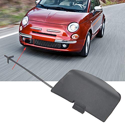 voorste bumper trekkap, ongeschilderde voorbumper trekstang kap 735456794 Geschikt voor 500 07-15 5